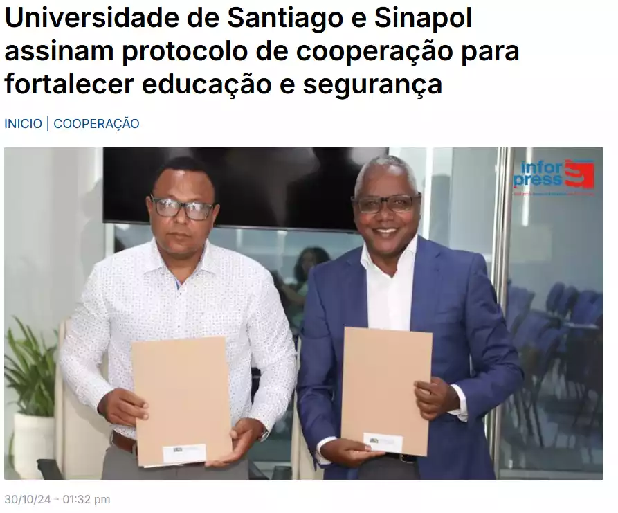 Protocolo do Sinapol com a Universidade de Santiago (US)